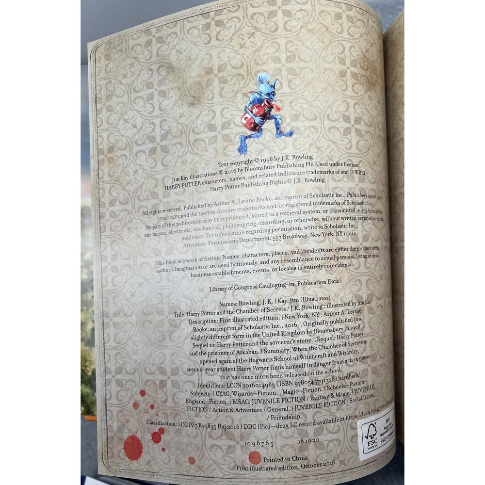 Harry Potter Illustrated Collection Box Book 1-3‎ J.K. Rowling Jim Kay Hardcover - Picture 13 of 16